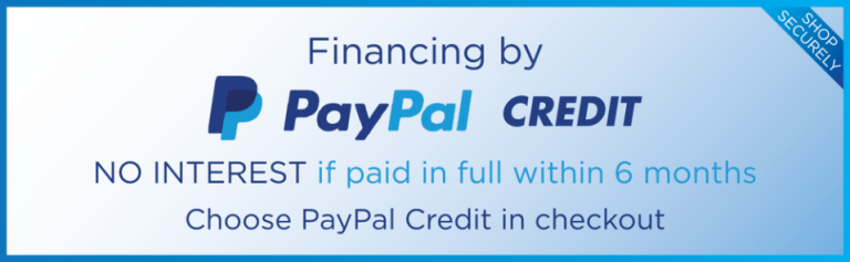 Finance with PayPal credit