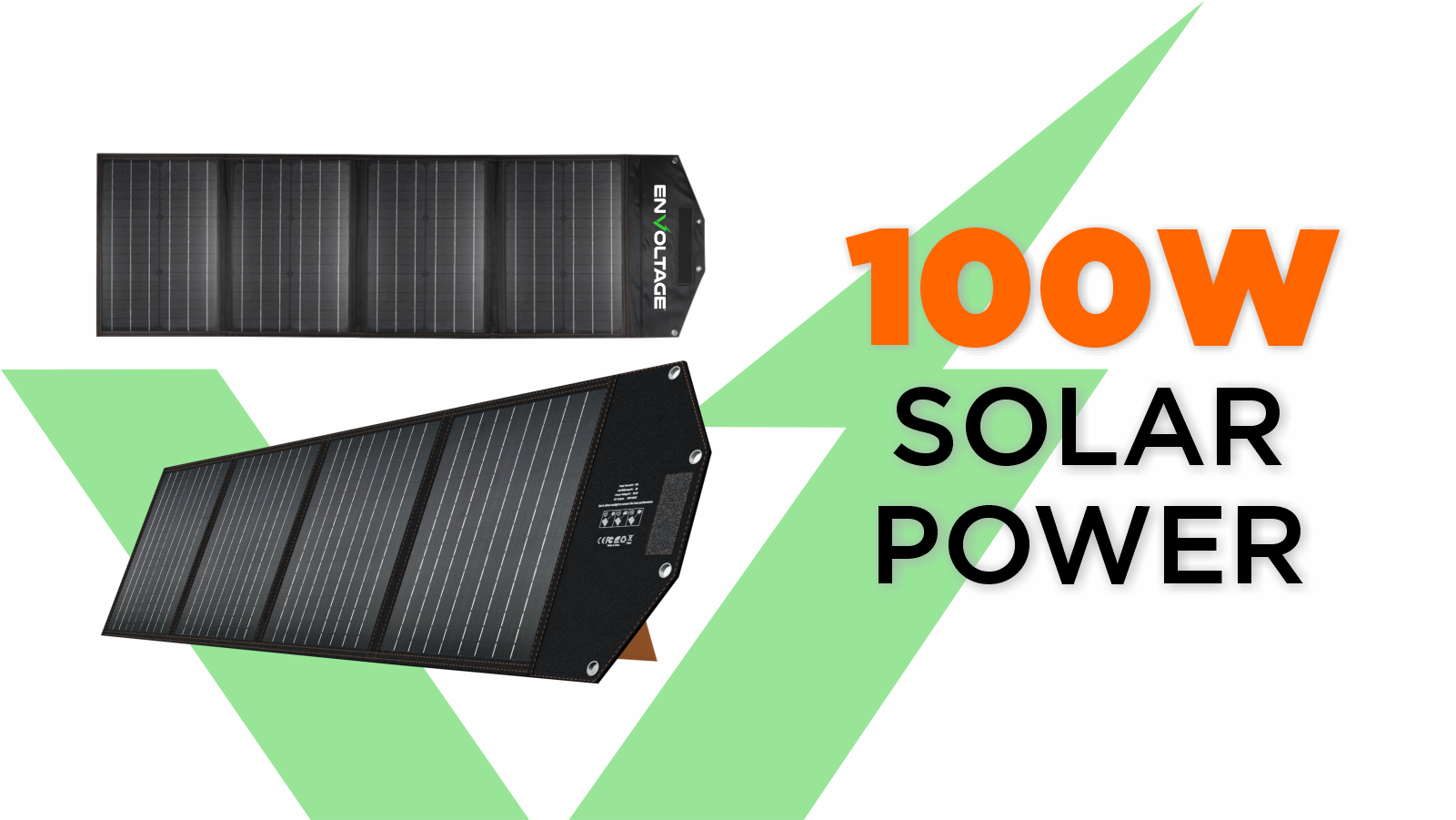100W Portable Solar Panel for solar power