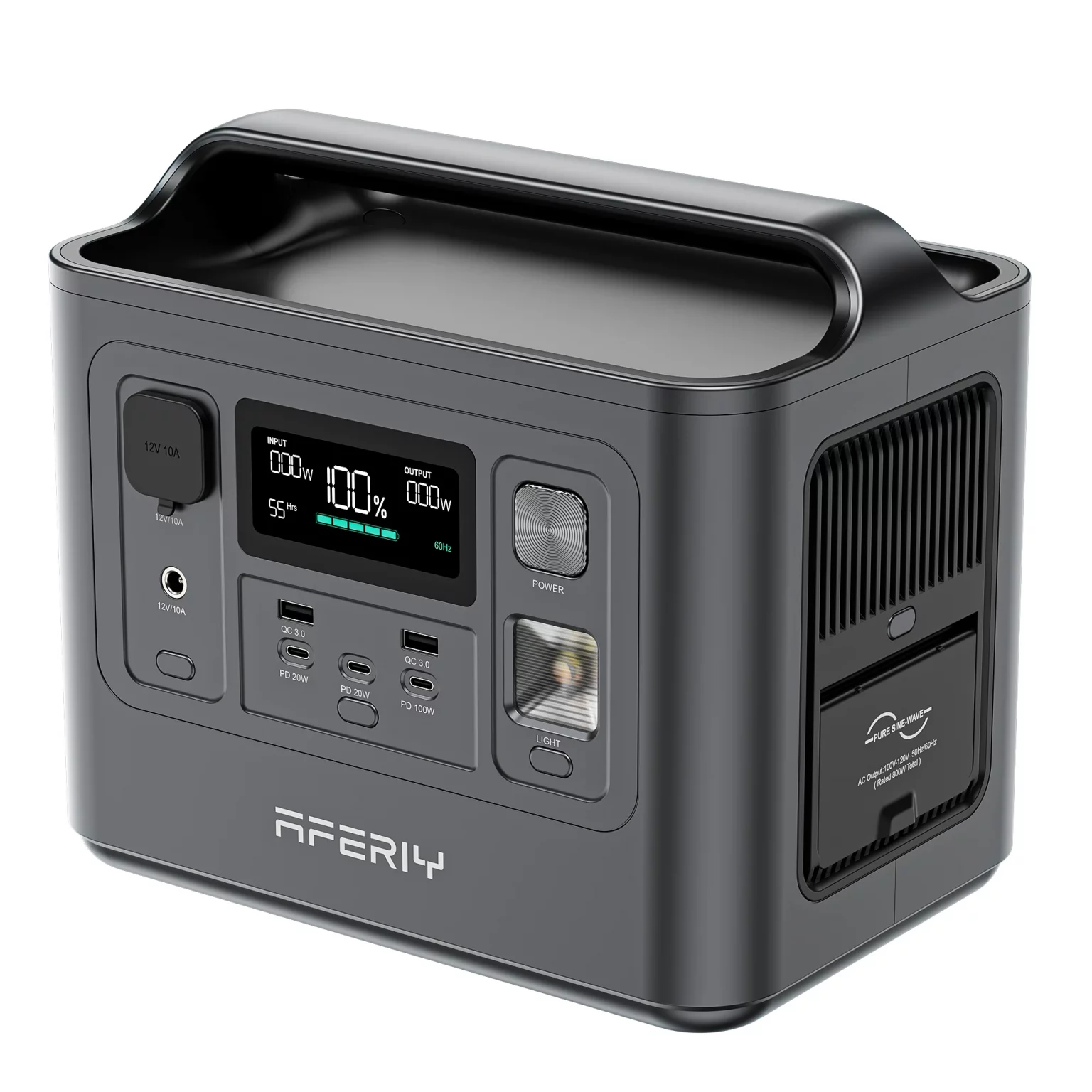 AFERIY P010 Portable Power Station 800W 512Wh