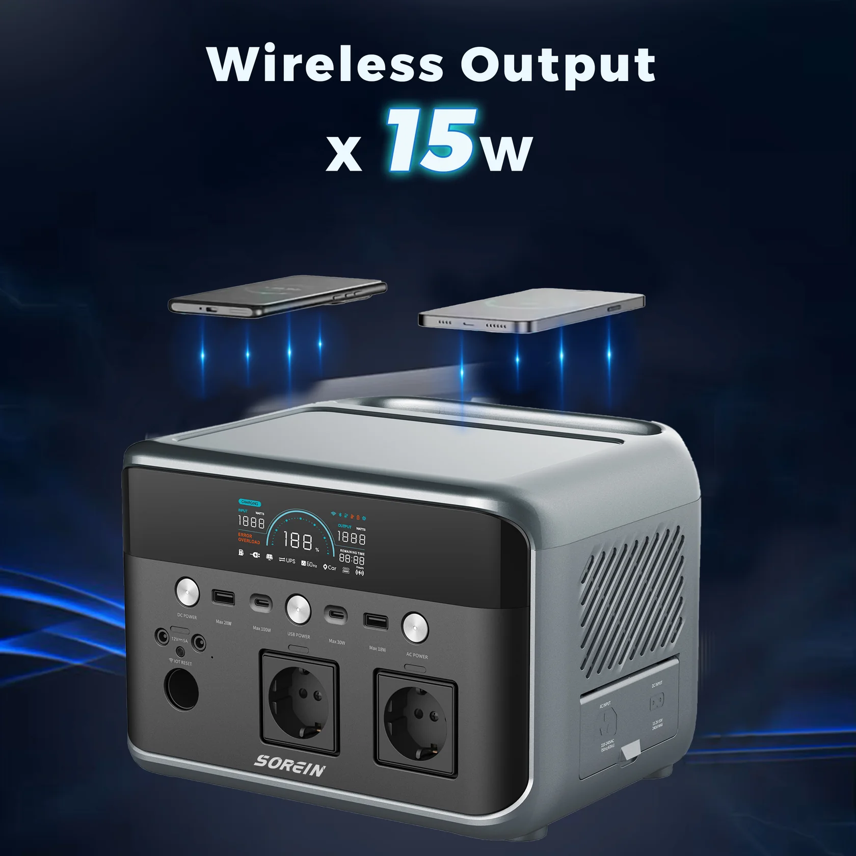 Sorein P600 600W 481Wh Lifepo4 Power Station - Image 4