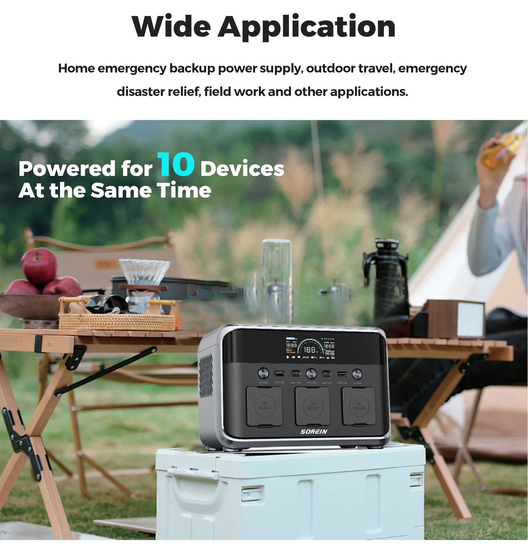 Sorein P600 600W 481Wh Lifepo4 Power Station - Image 7