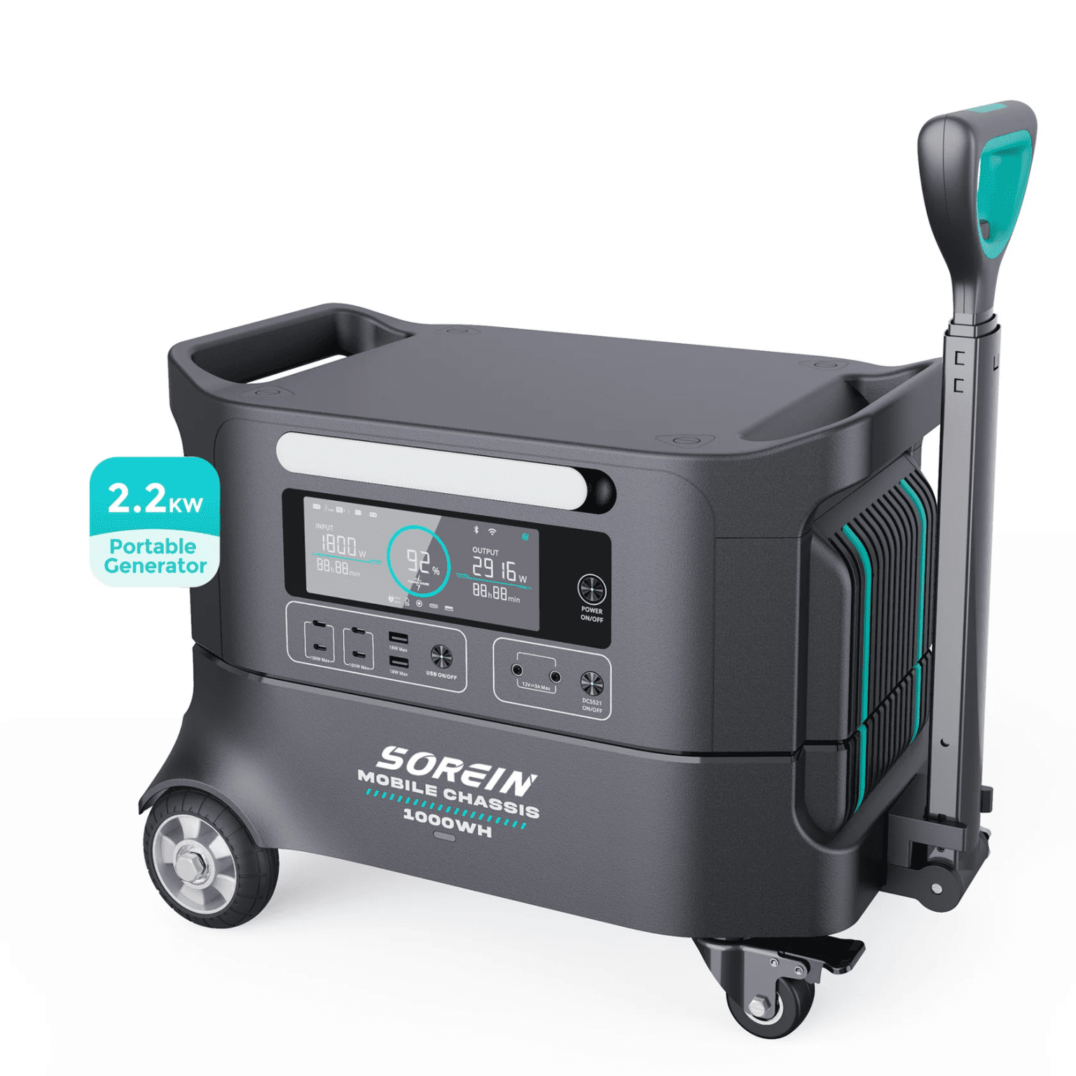 Sorein A2 2074Wh 2200W LFP Battery Power Bank Portable Power Station