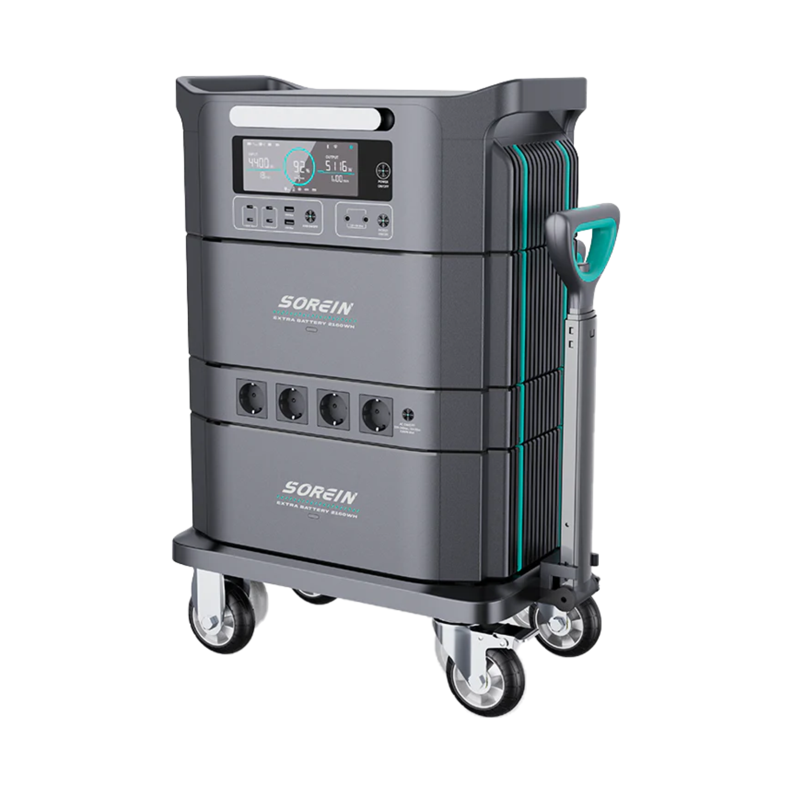 Sorein A5 5357Wh 4400W Stackable Solar Generator Power Station