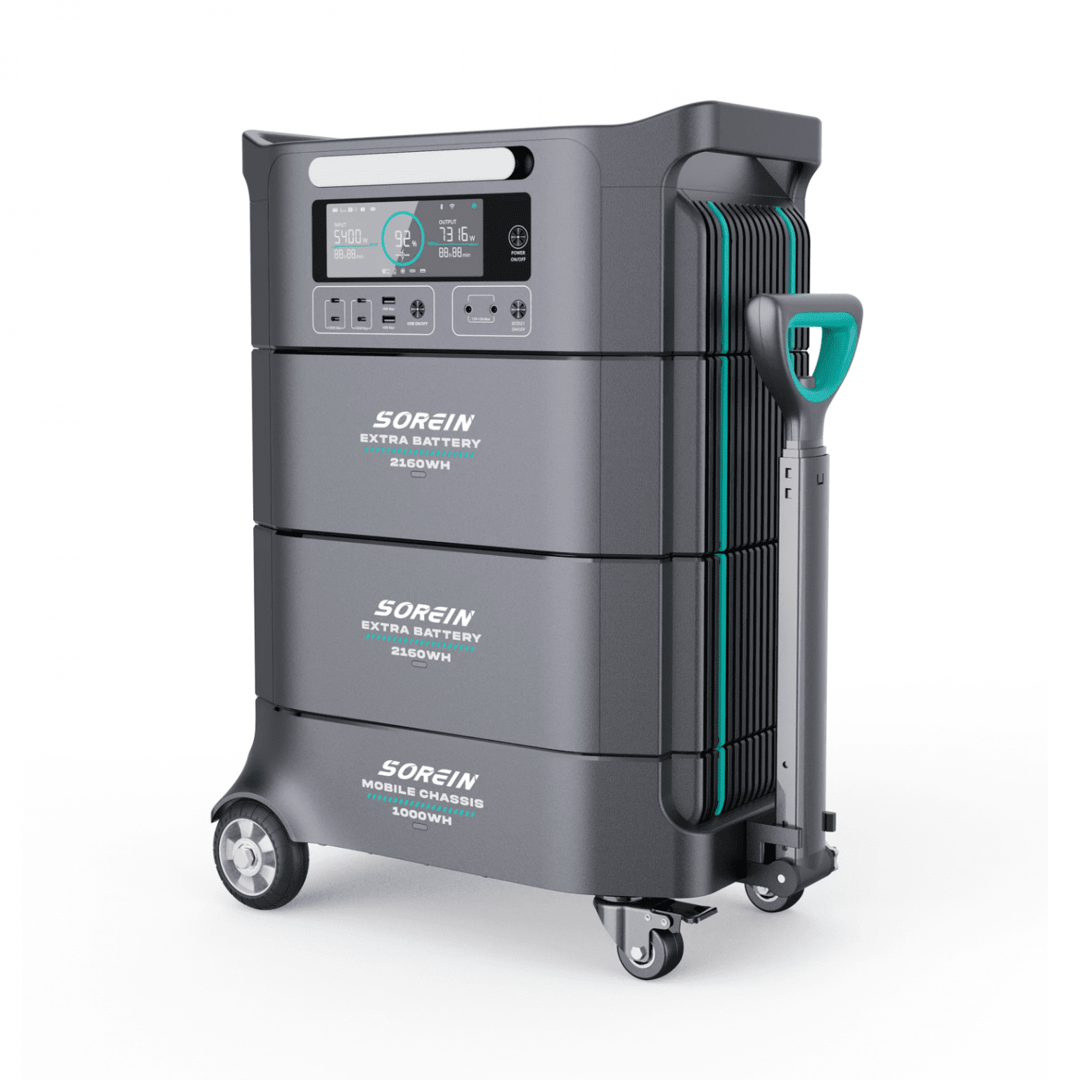 Sorein A6 6394Wh 2200W LFP Stack battery Home Energy Storage