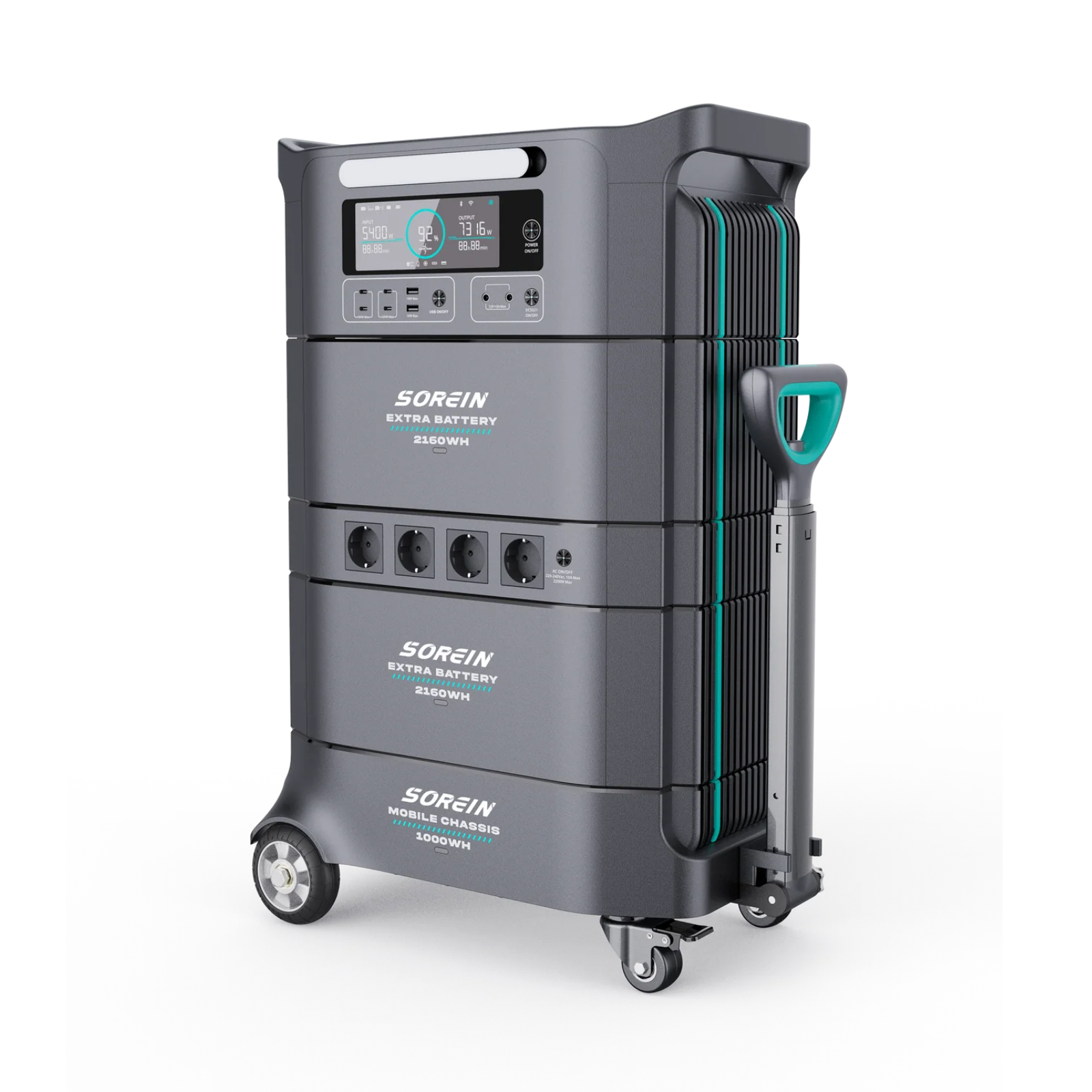 Sorein A6 6394Wh 4400W LFP Stack battery Home Energy Storage