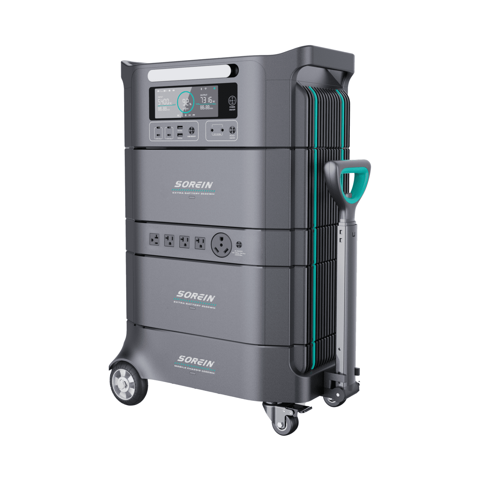 Sorein A6 6394Wh 4400W LFP Stack battery Home Energy Storage