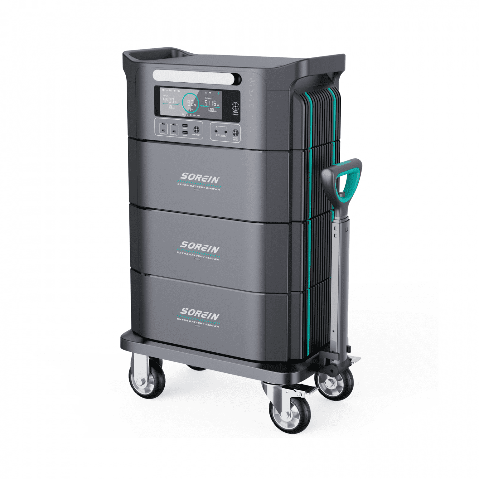 Sorein A7 7517Wh 2200W Stackable Solar Generator Power Station