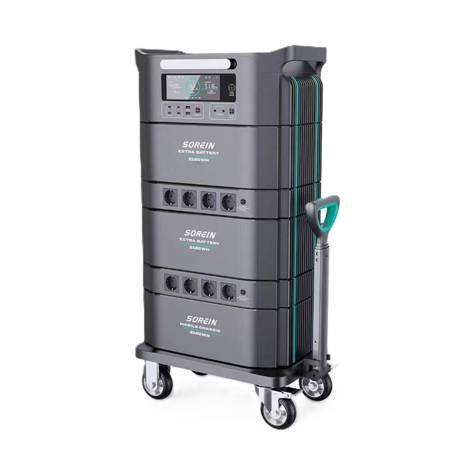 Sorein A7 7517Wh 4400W Stackable Solar Generator Power Station