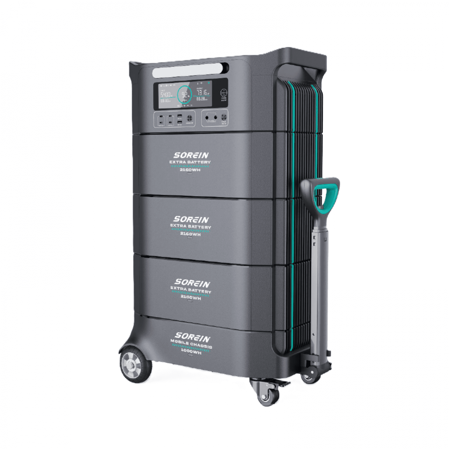 Sorein A8 8554Wh 2200W Stackable Solar Generator Power Station