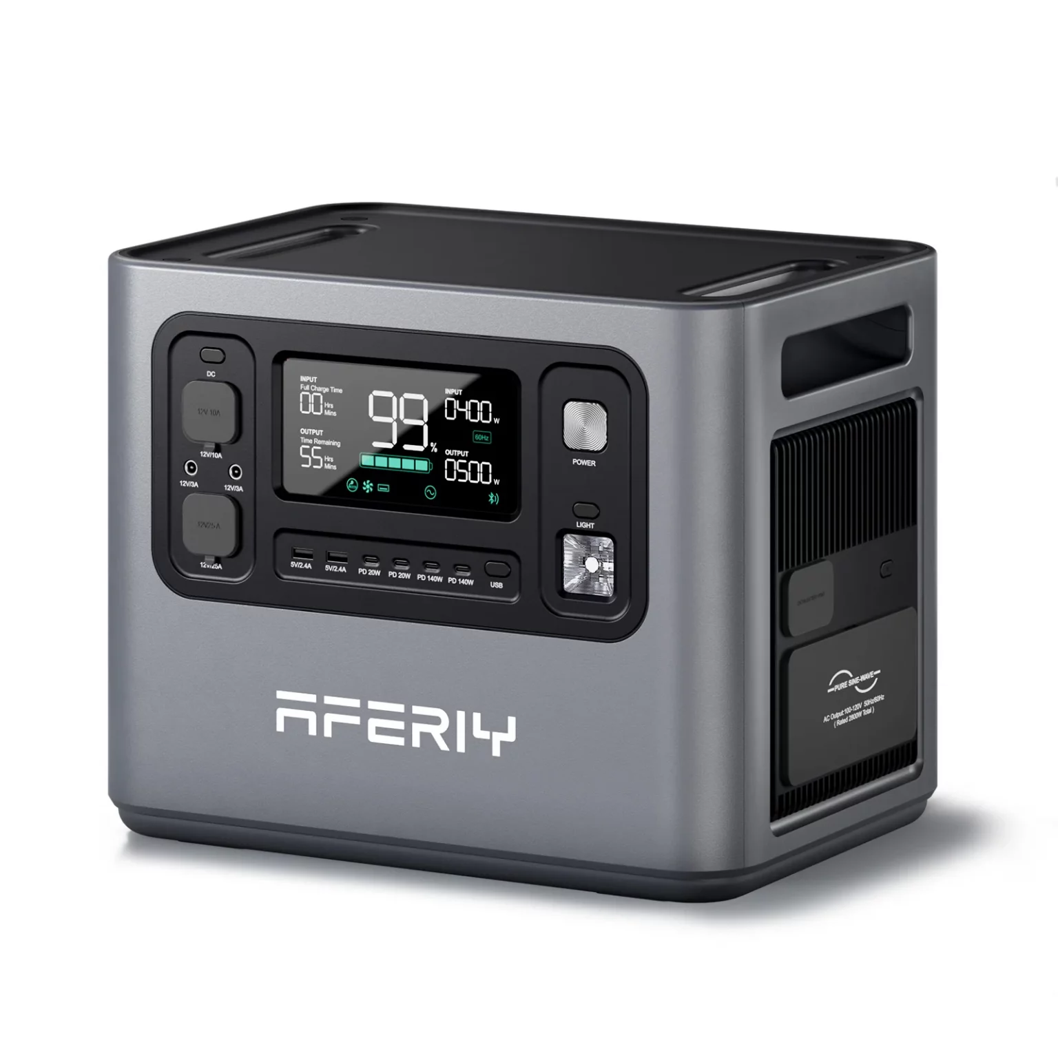 AFERIY P280 Portable Power Station with Expandable Capacity 2800W 2048Wh