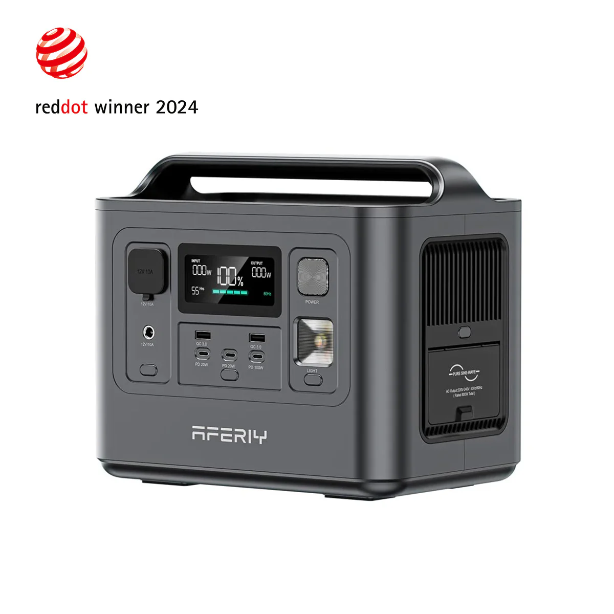 AFERIY P010 Portable Power Station 800W 512Wh