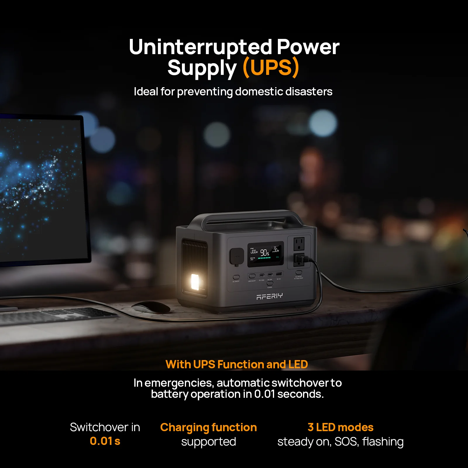 AFERIY P040 Portable Power Station | 400W 256Wh - Image 4