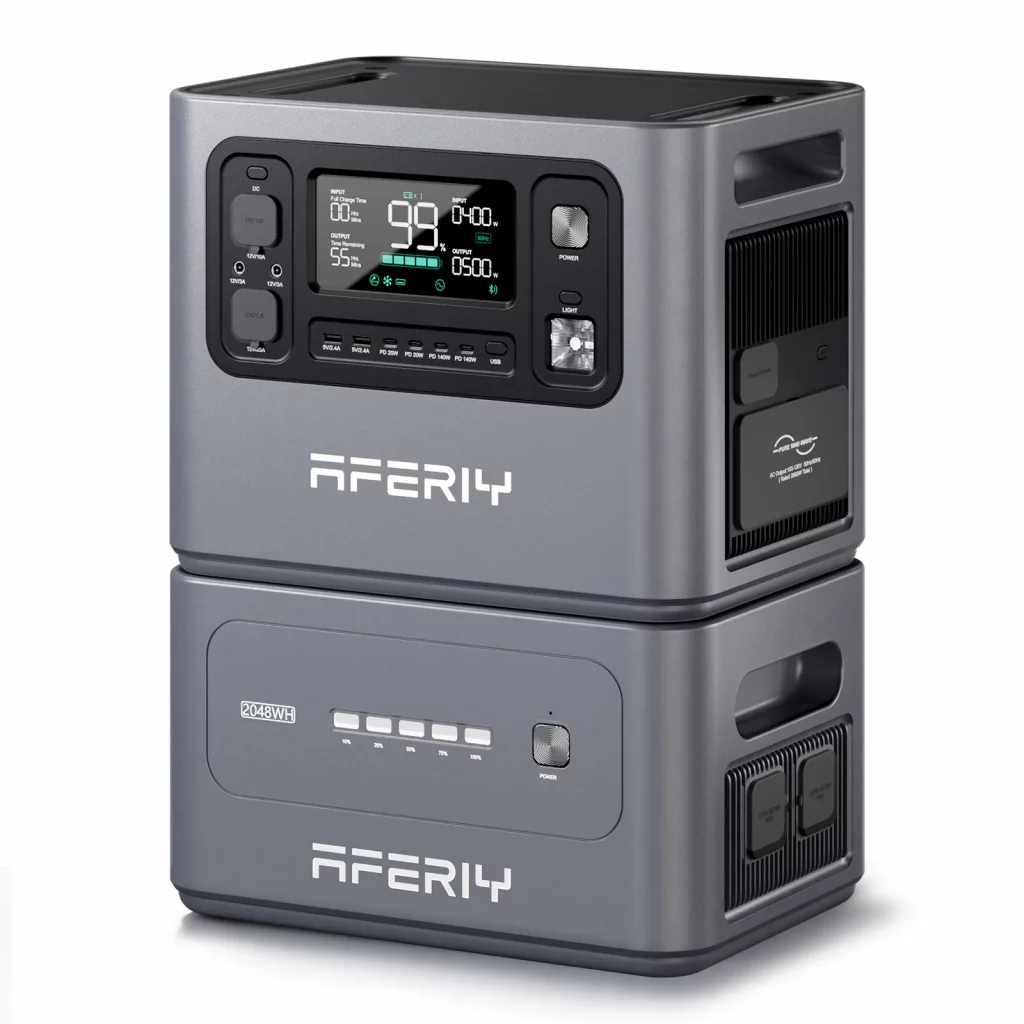 AFERIY P280 Portable Power Station with Expandable Capacity 2800W 2048Wh