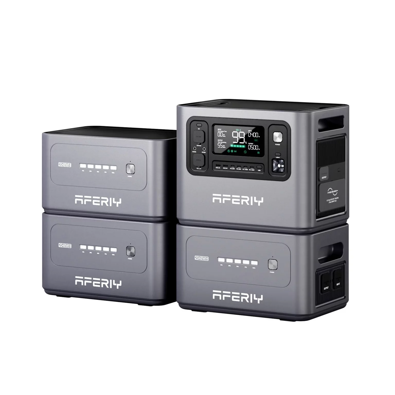 AFERIY P280 Portable Power Station with Expandable Capacity 2800W 2048Wh