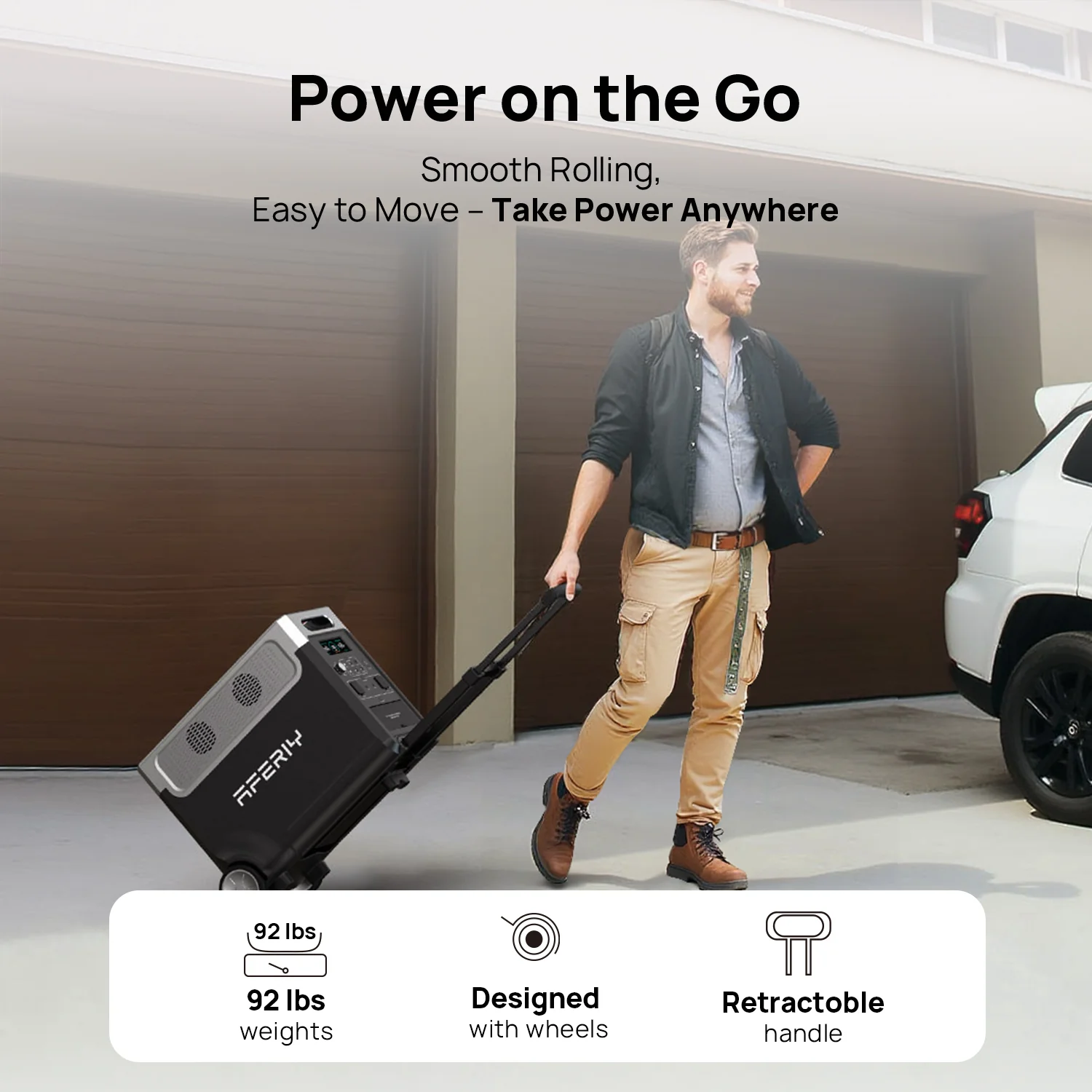 AFERIY P310 Portable Power Station with Expandable Capacity 3600W 3840Wh - Image 5