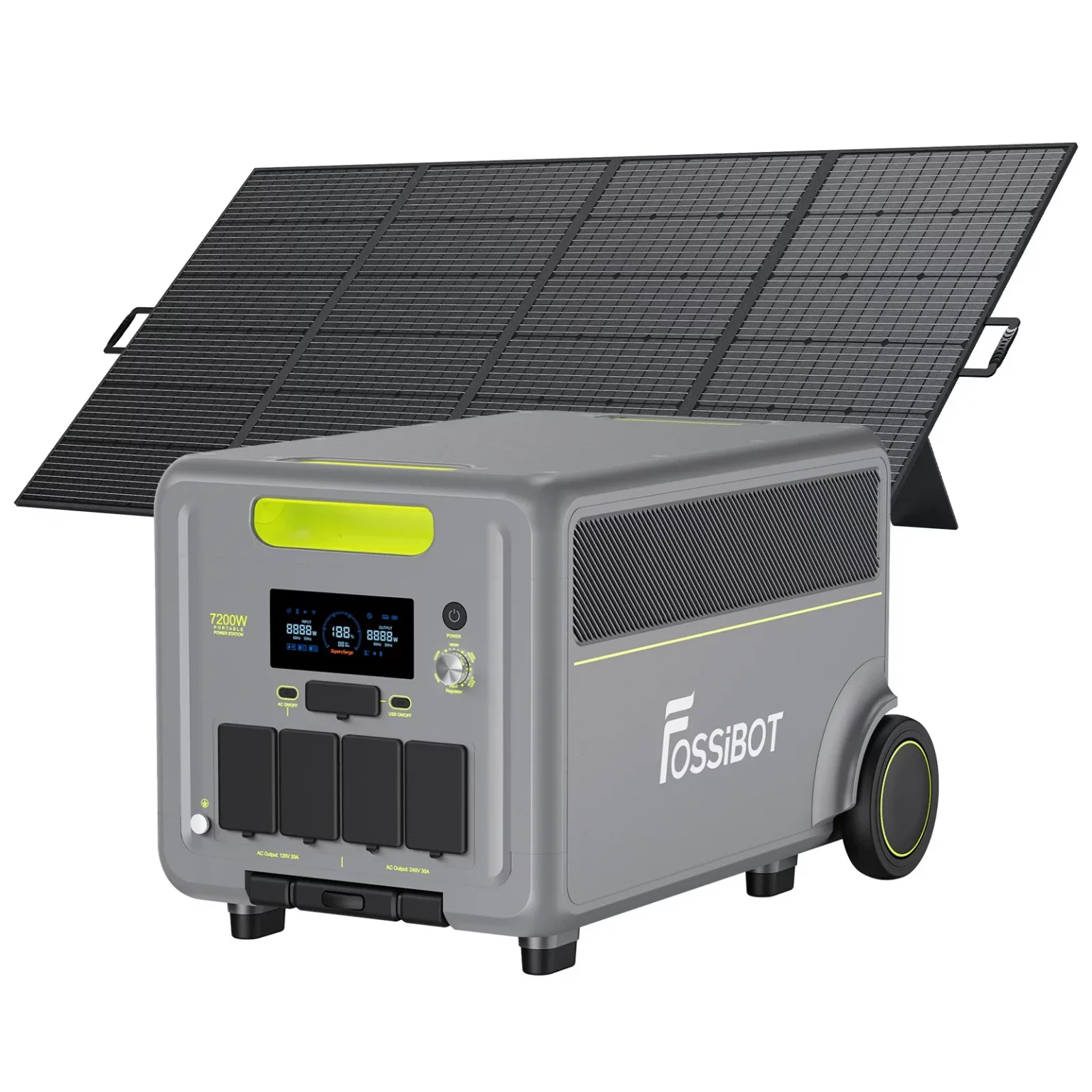 FOSSiBOT F7200 Portable Power Station + 1×420W Portable Solar Panel
