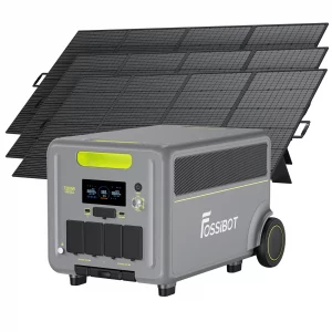 FOSSiBOT F7200 Portable Power Station + 3×420W Portable Solar Panels