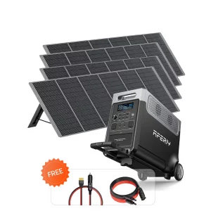 AFERIY P310 3600W Solar Generator Kit with 4 400W Solar Panels