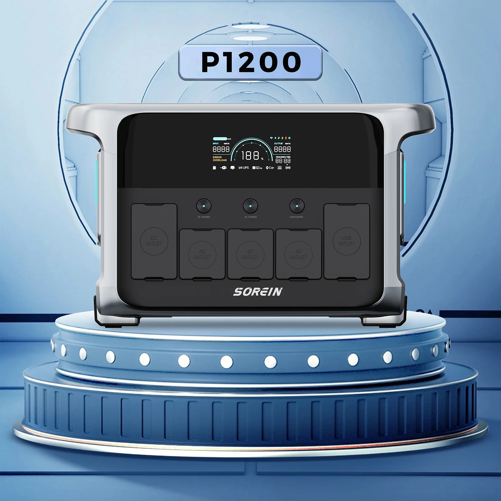 Sorein P1200 Portable Power Station 1200W 1152Wh Lifepo4 - Image 2