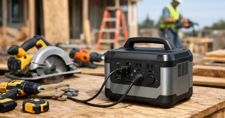 Portable Power Station for Jobsite Tools
