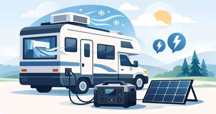 Portable Power Station for RV Air Conditioner